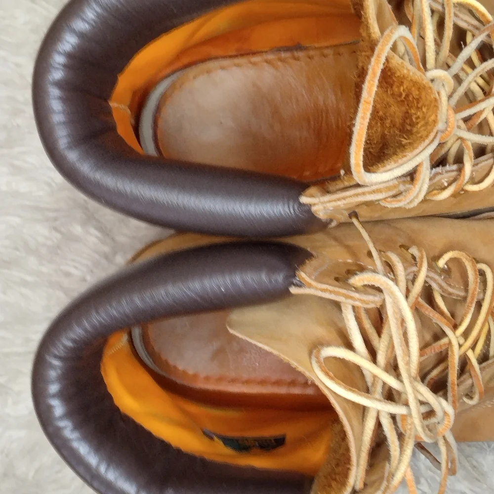 Vintage Timberland Leather Lace Up Waterproof Boot Size 13W